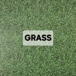 Green grass with a label reading 'GRASS'.